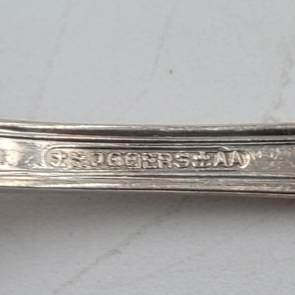 6pc International Silver Bouquet-Vendome Salad Forks Rogers & Son Silverplate